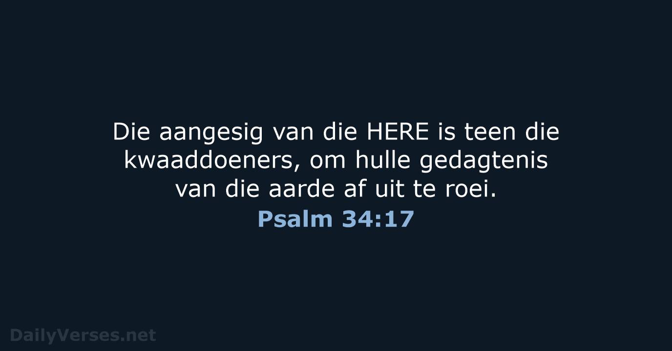 Psalm 34:17 - AFR53