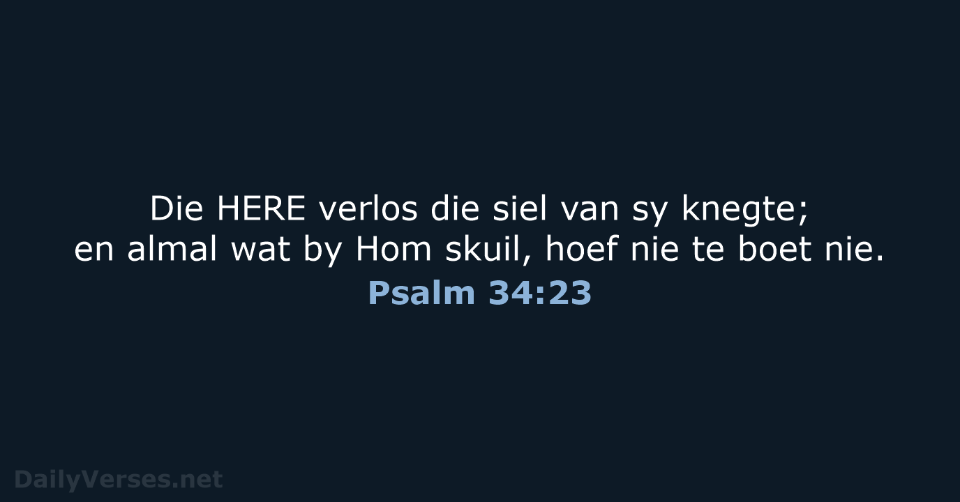 Psalm 34:23 - AFR53