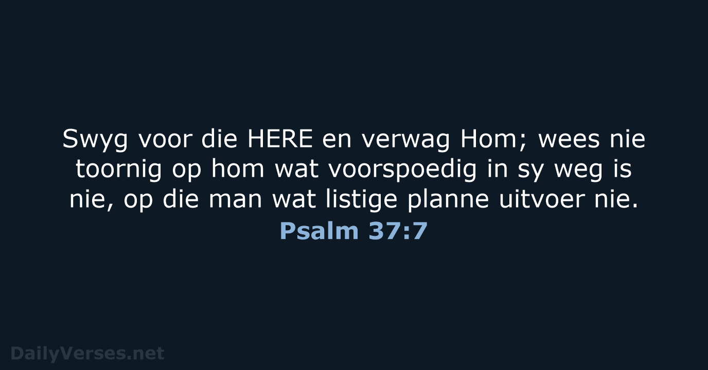 Psalm 37:7 - AFR53
