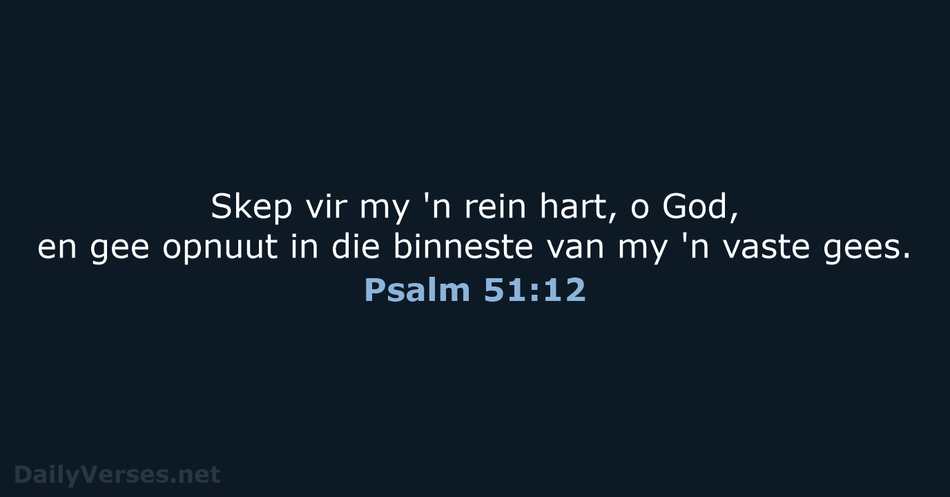 Psalm 51:12 - AFR53