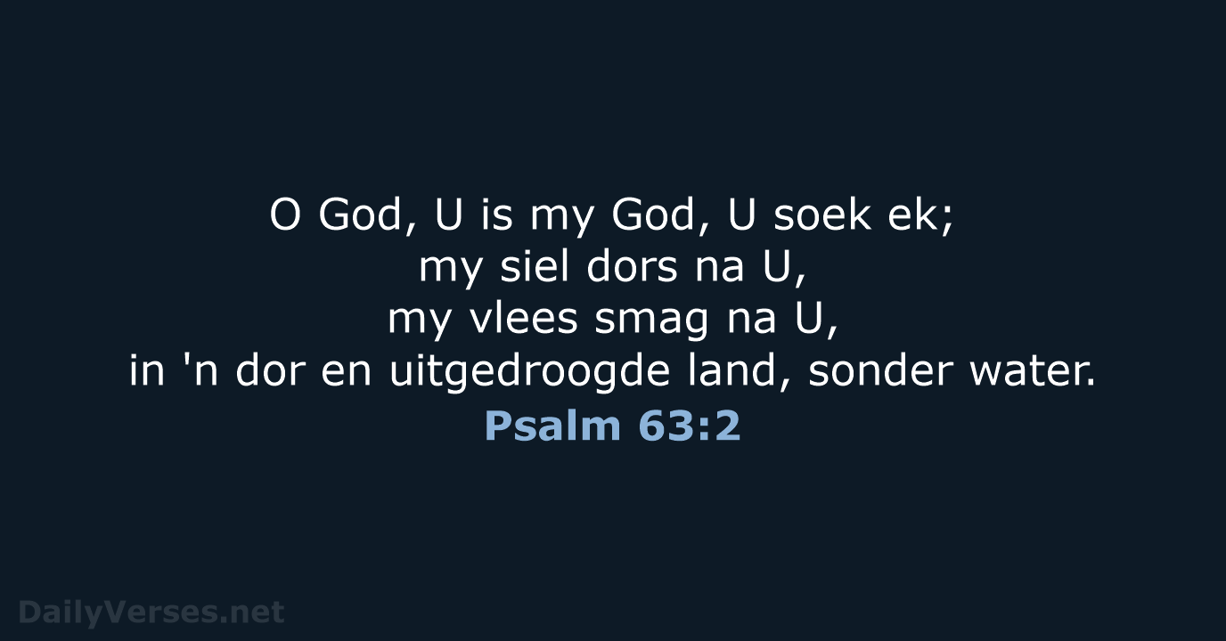 Psalm 63:2 - AFR53
