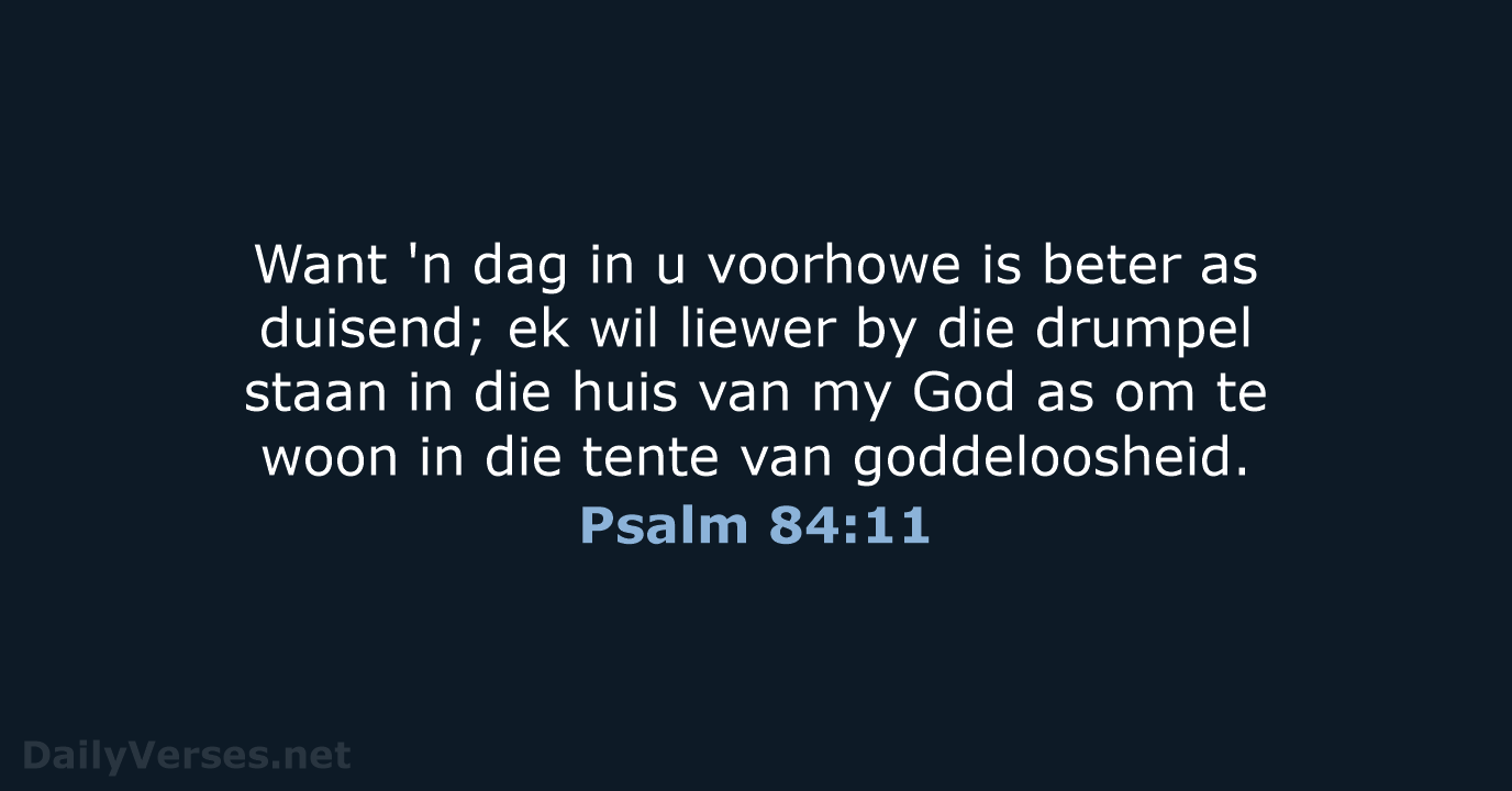 Psalm 84:11 - AFR53
