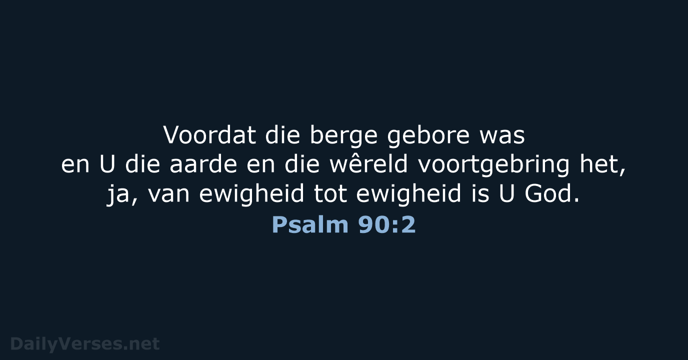 Psalm 90:2 - AFR53