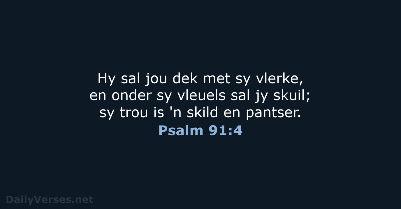 Psalm 91:4 - AFR53