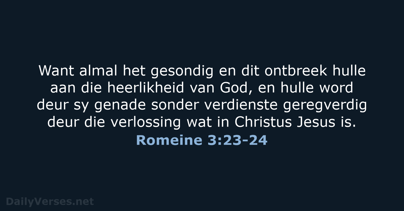 Romeine 3:23-24 - AFR53