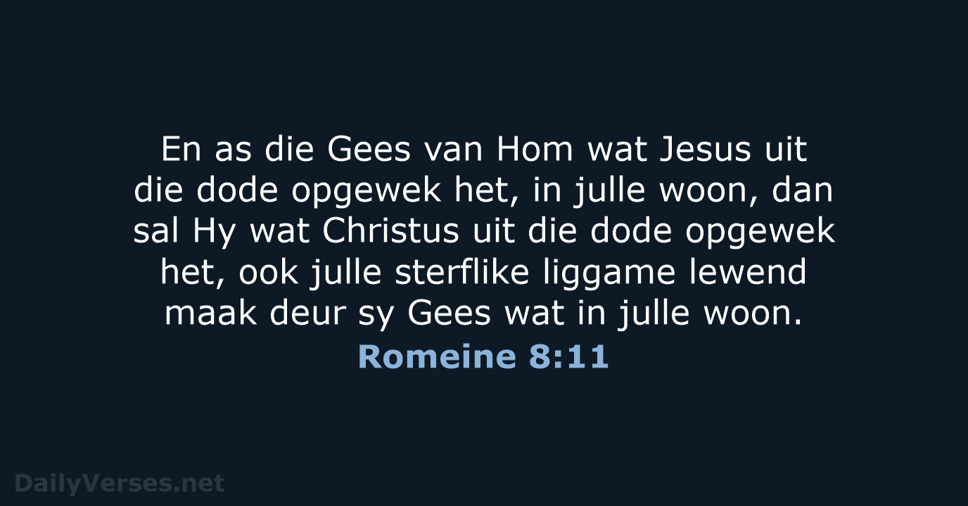 Romeine 8:11 - AFR53
