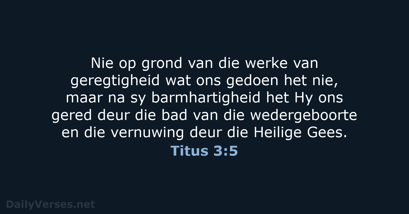 Titus 3:5 - AFR53