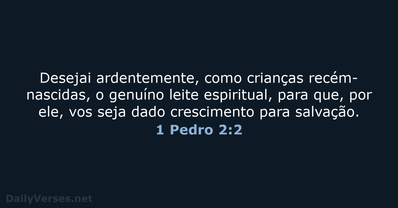 1 Pedro 2:2 - ARA