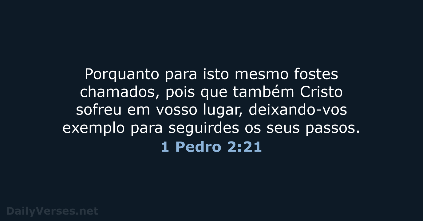 1 Pedro 2:21 - ARA