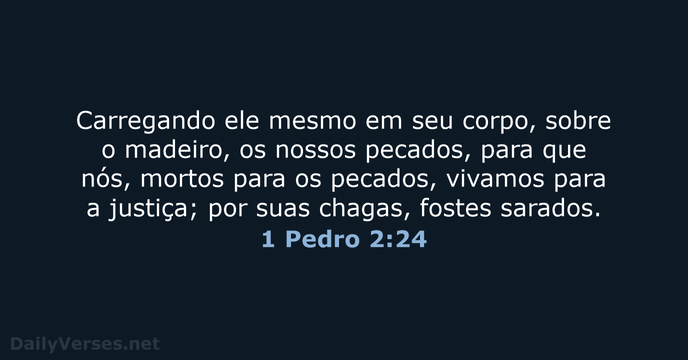 1 Pedro 2:24 - ARA