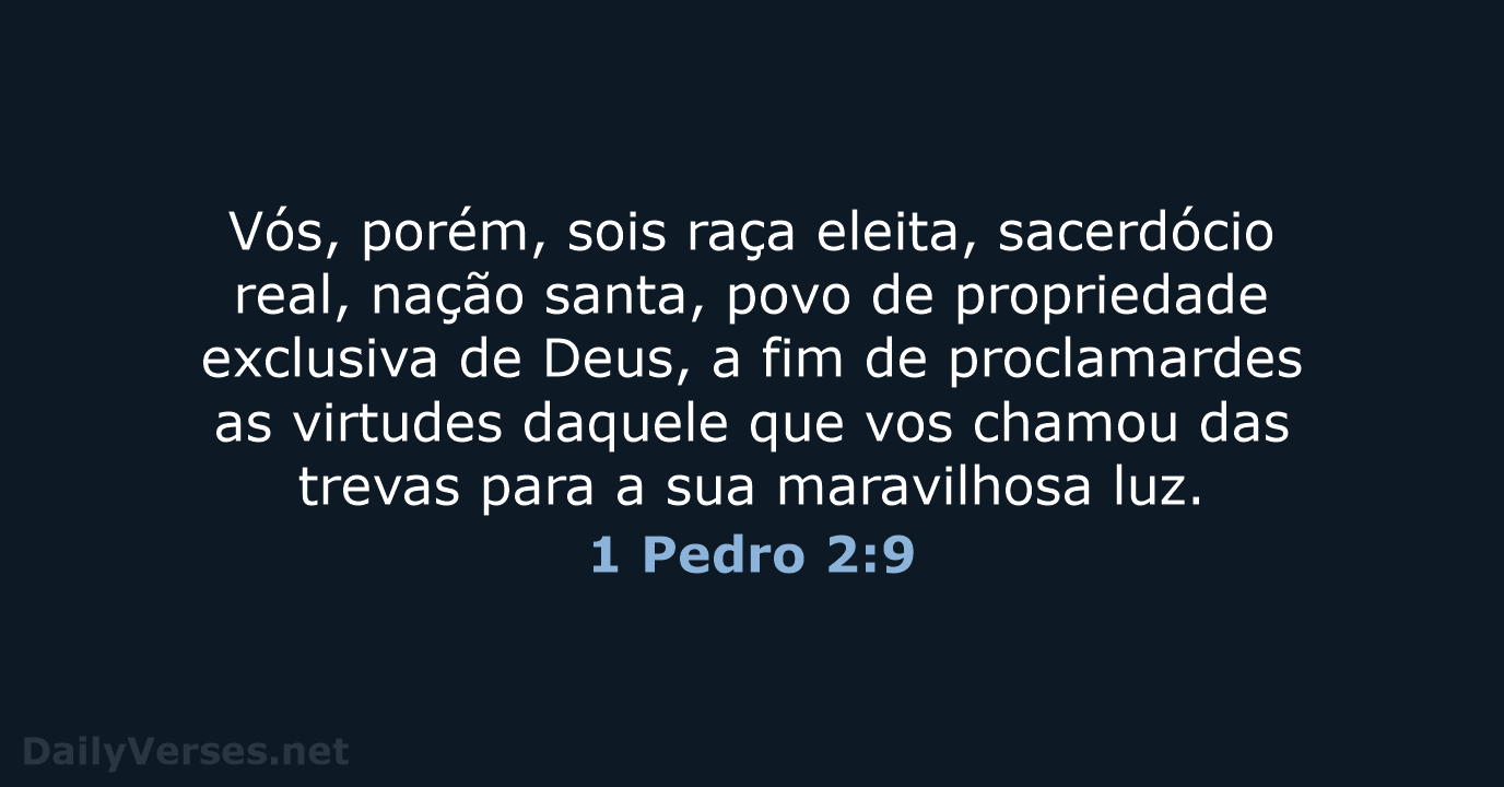1 Pedro 2:9 - ARA