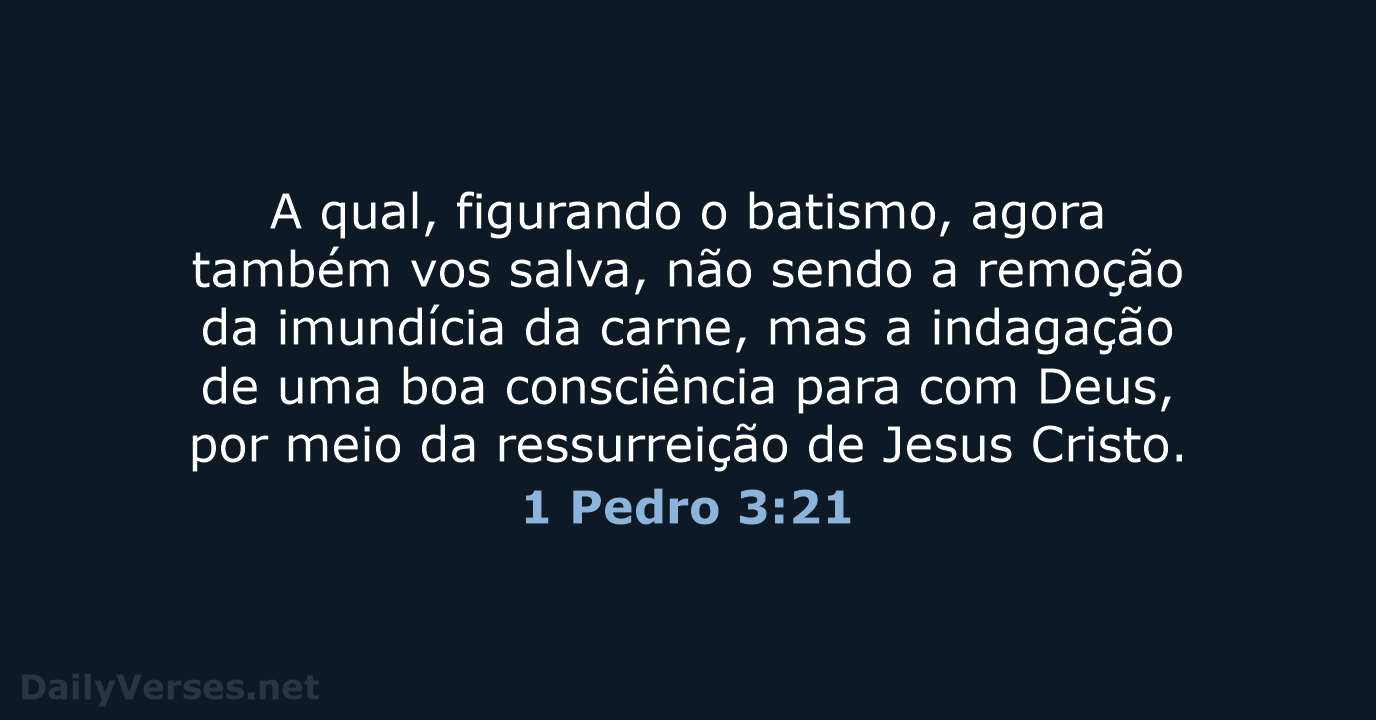 1 Pedro 3:21 - ARA