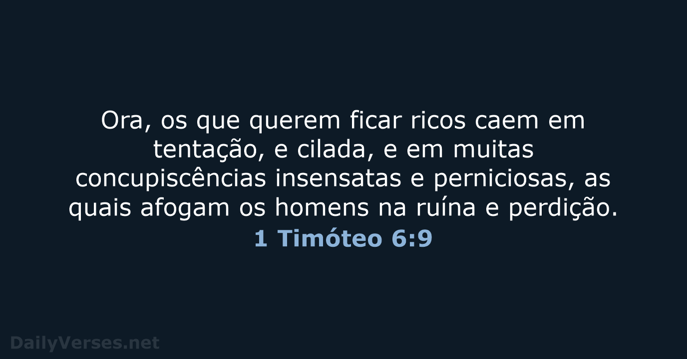 1 Timóteo 6:9 - ARA