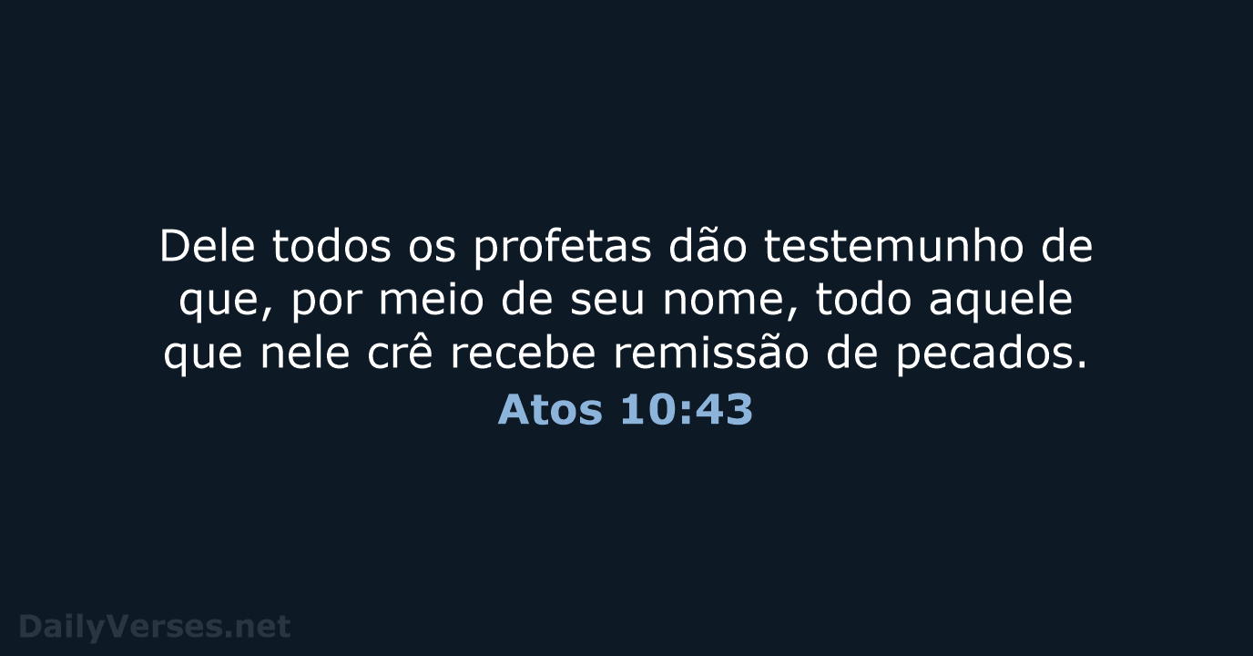 Atos 10:43 - ARA