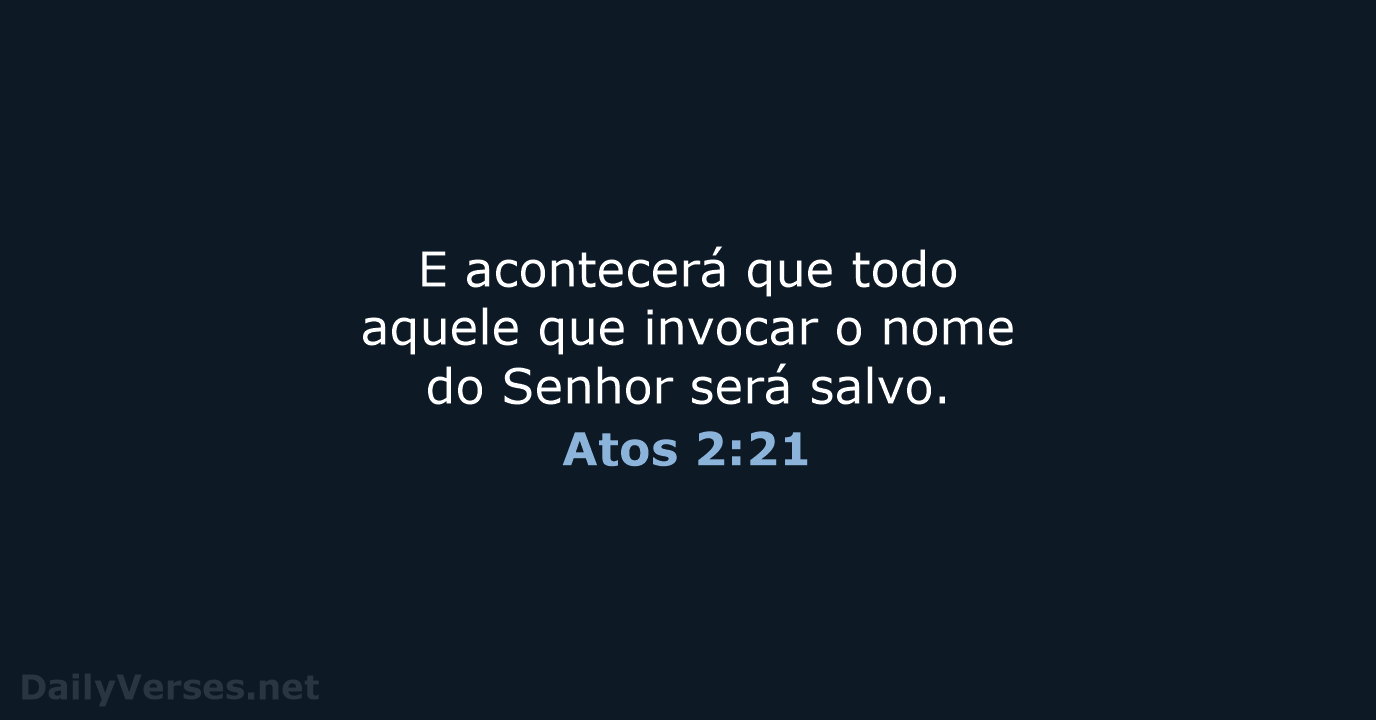 Atos 2:21 - ARA