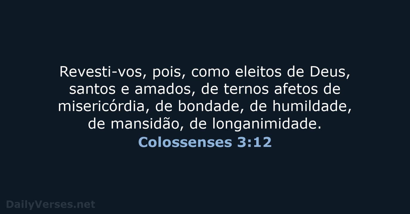 Colossenses 3:12 - ARA