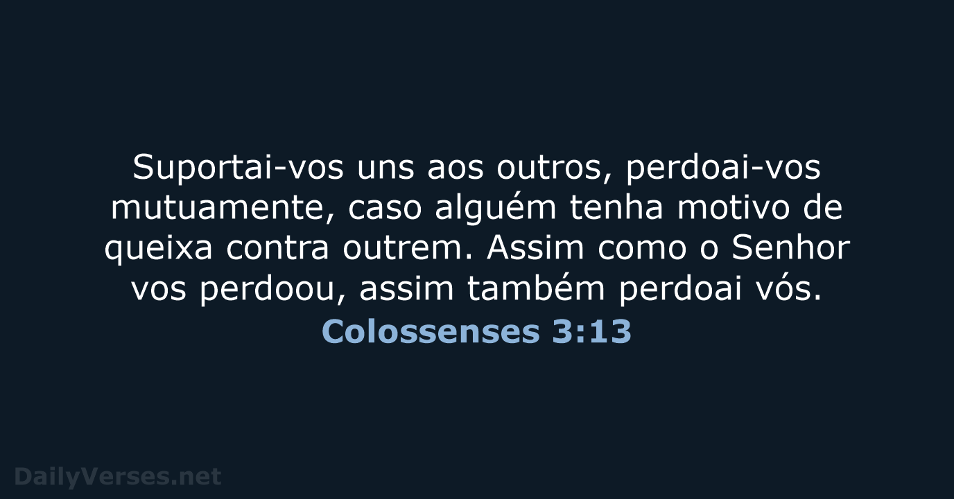 Colossenses 3:13 - ARA