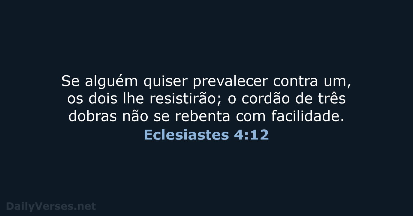 Eclesiastes 4:12 - ARA