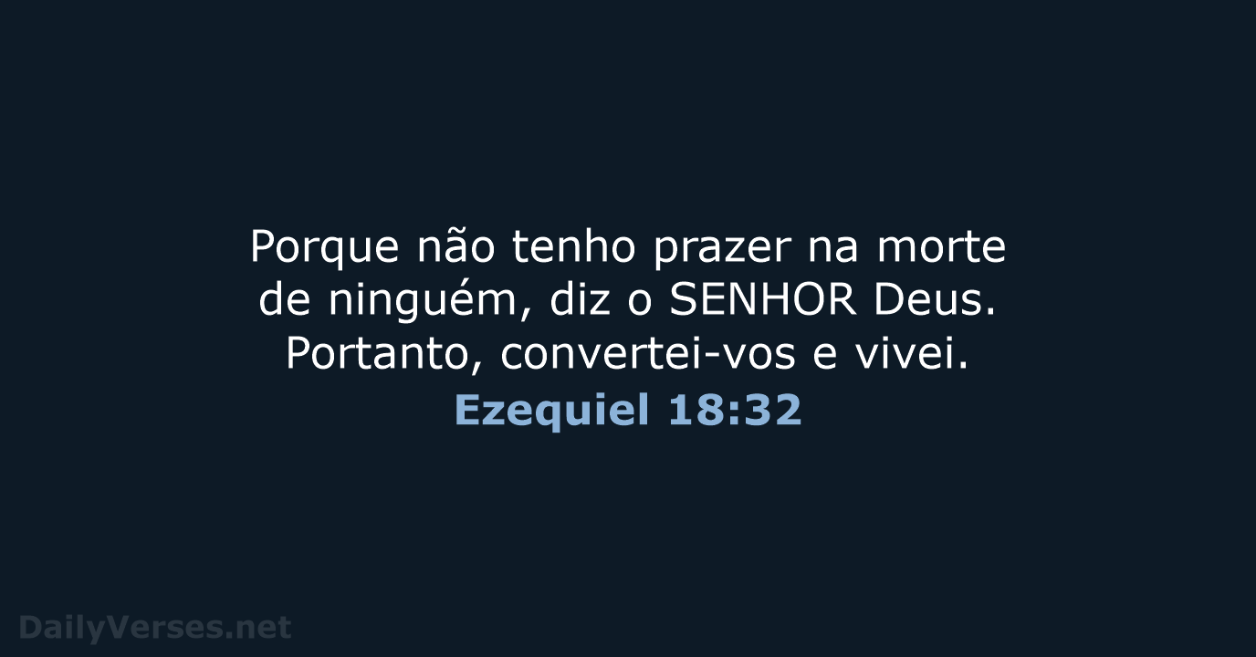 Ezequiel 18:32 - ARA