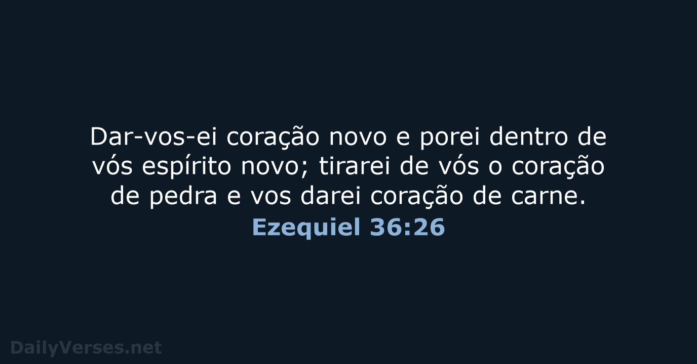 Ezequiel 36:26 - ARA