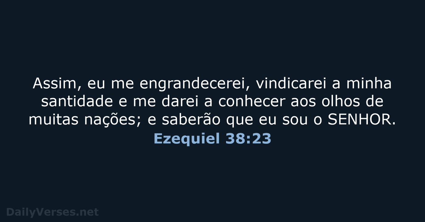 Ezequiel 38:23 - ARA