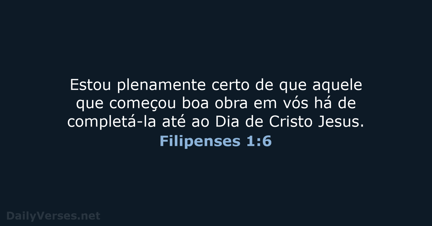 Filipenses 1:6 - ARA
