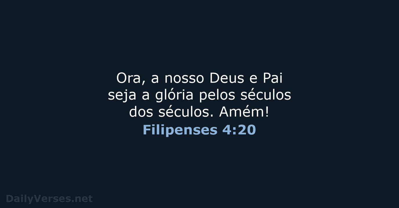 Filipenses 4:20 - ARA