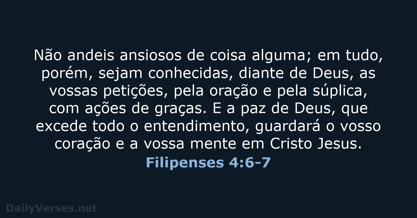 Filipenses 4:6-7 - ARA