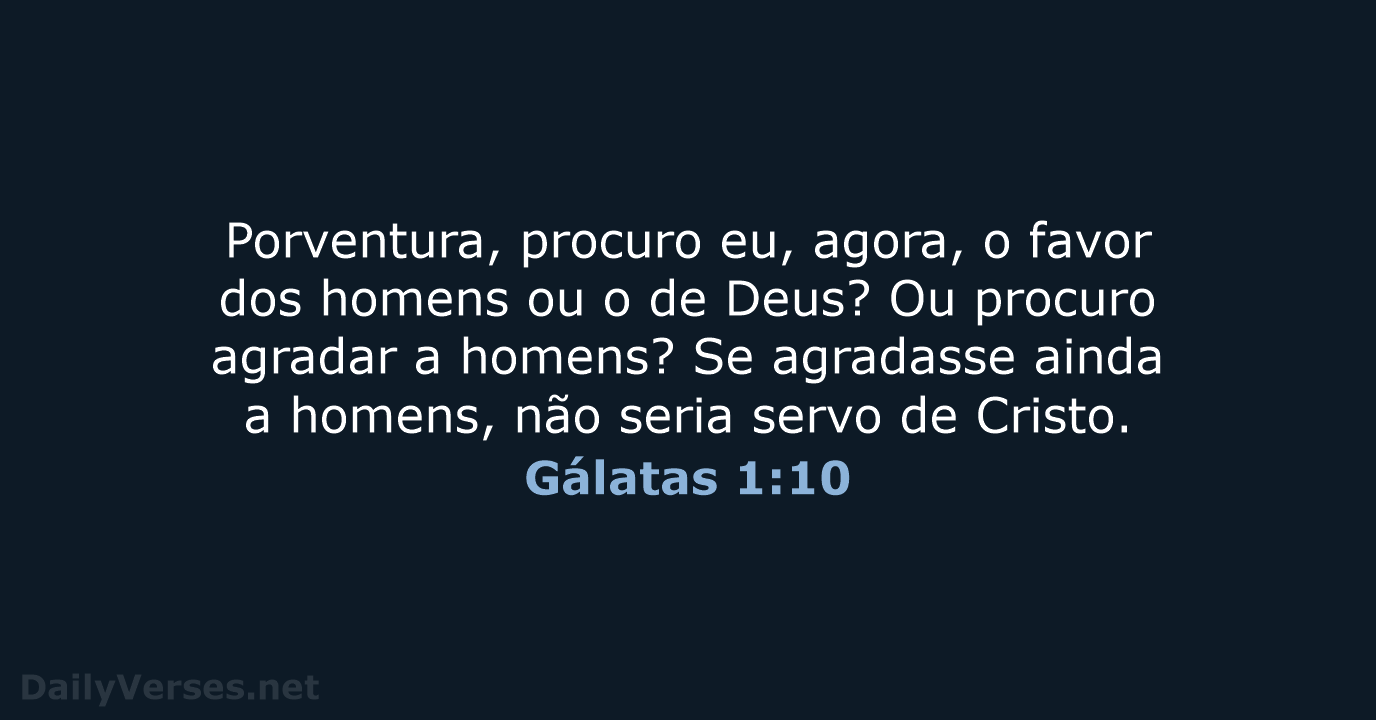 Gálatas 1:10 - ARA