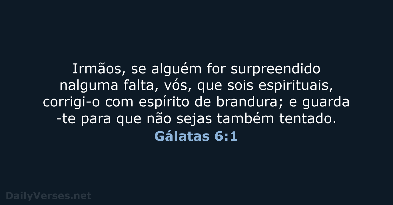 Gálatas 6:1 - ARA
