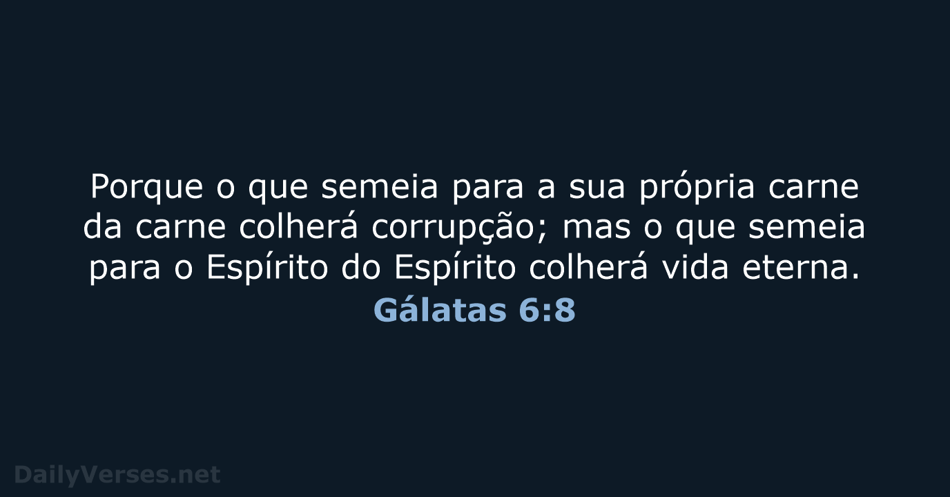Gálatas 6:8 - ARA