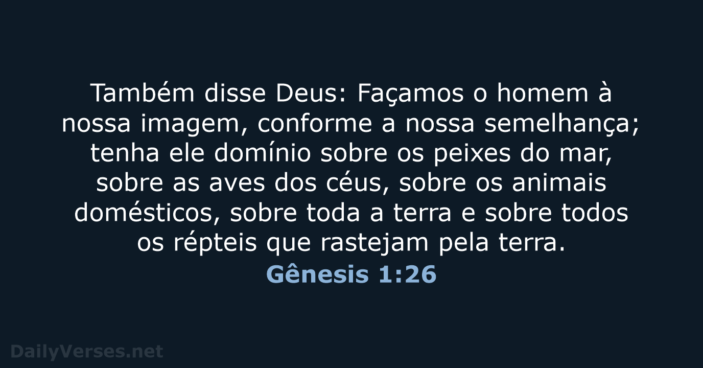 Gênesis 1:26 - ARA