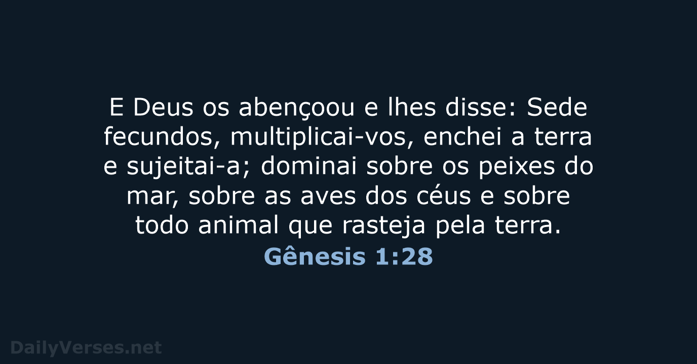 Gênesis 1:28 - ARA