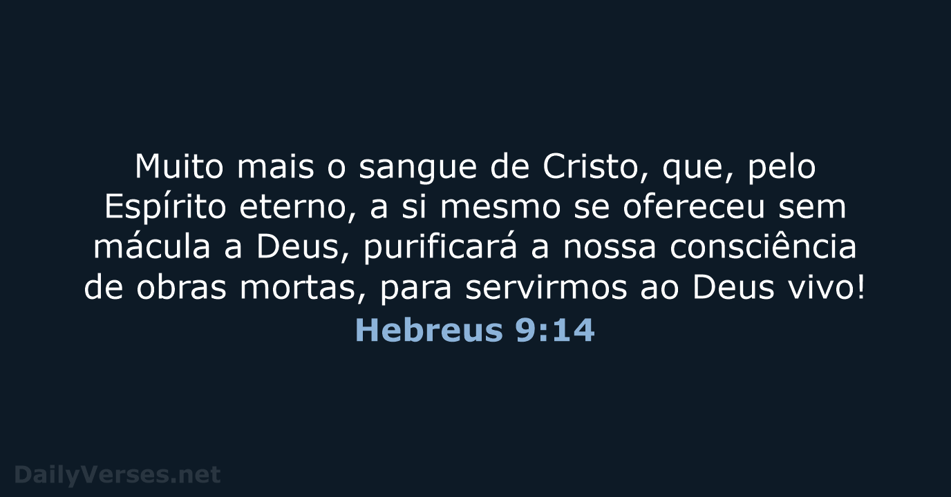 Hebreus 9:14 - ARA