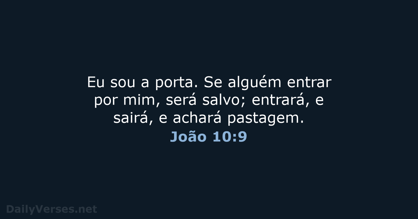 João 10:9 - ARA