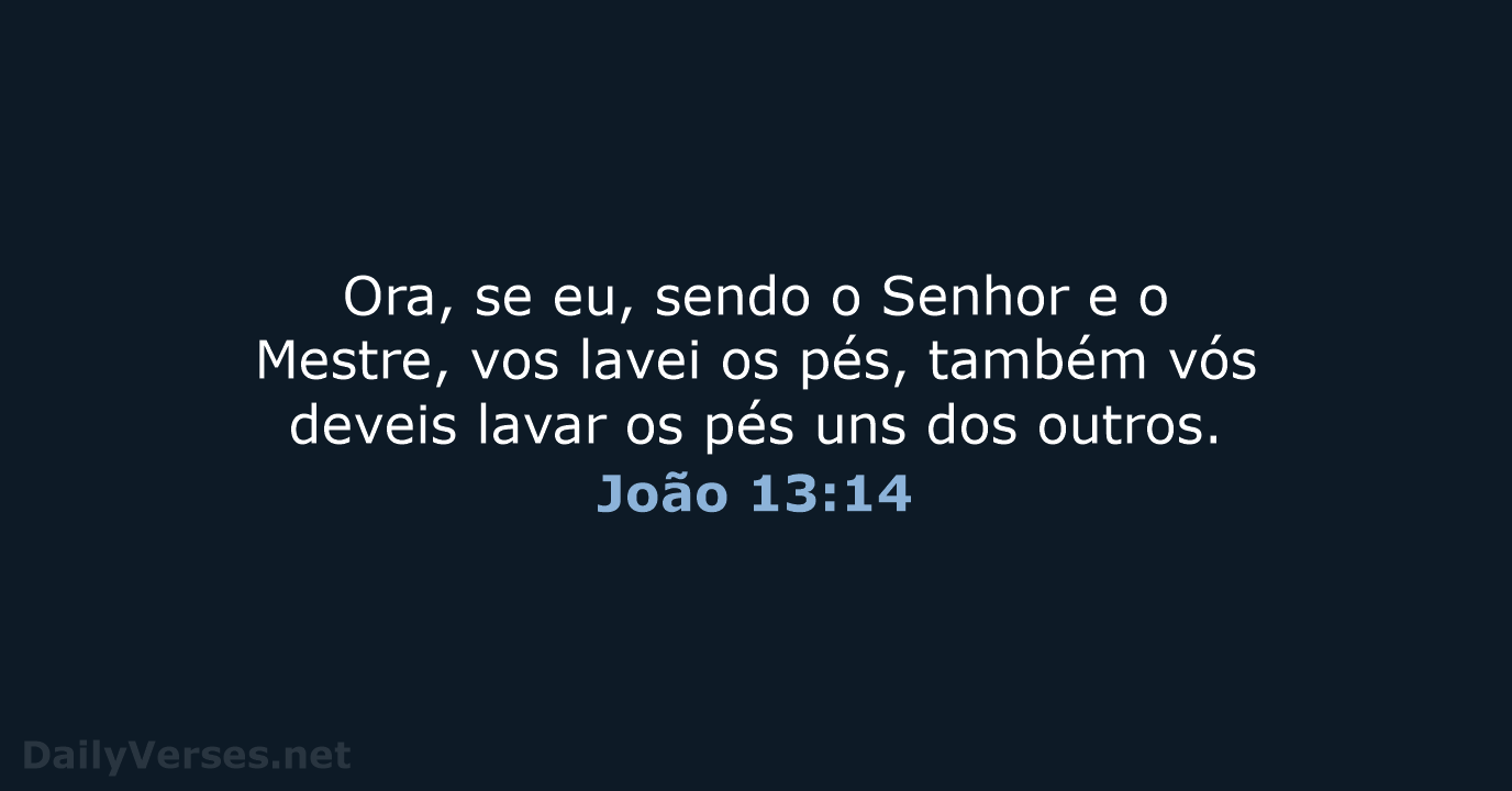 João 13:14 - ARA