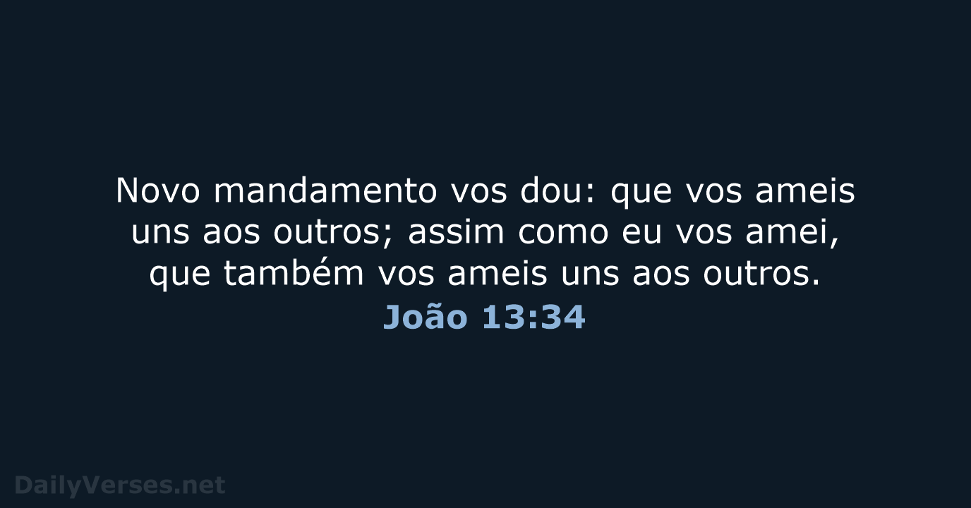 João 13:34 - ARA