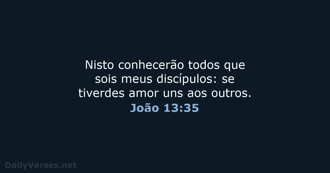 João 13:35 - ARA