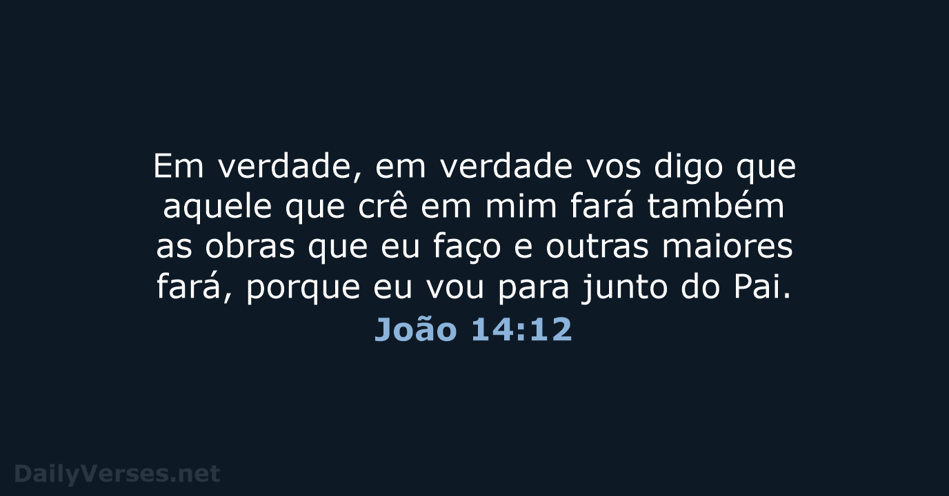 João 14:12 - ARA