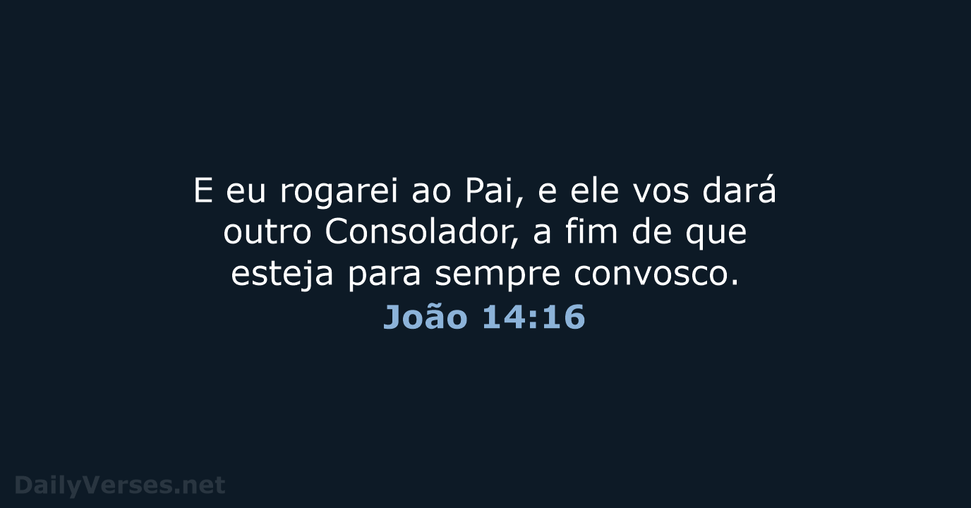 João 14:16 - ARA