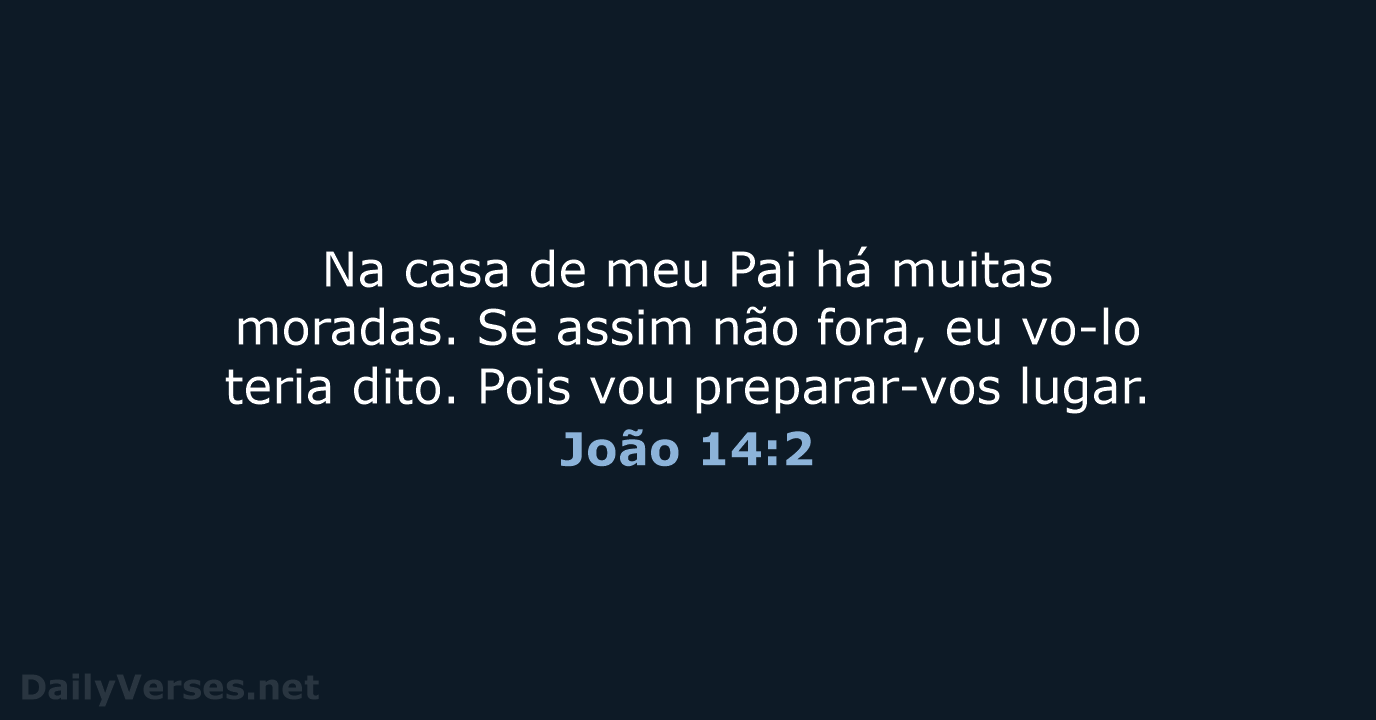 João 14:2 - ARA