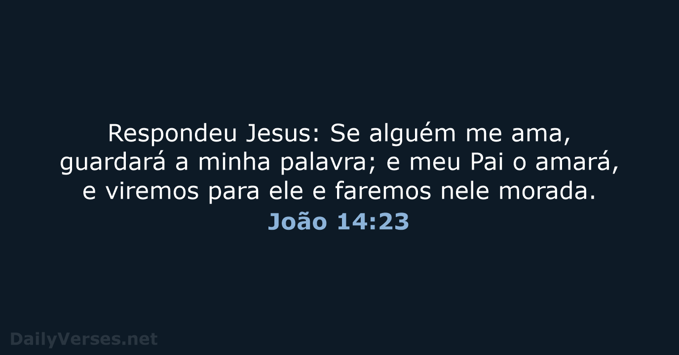 João 14:23 - ARA