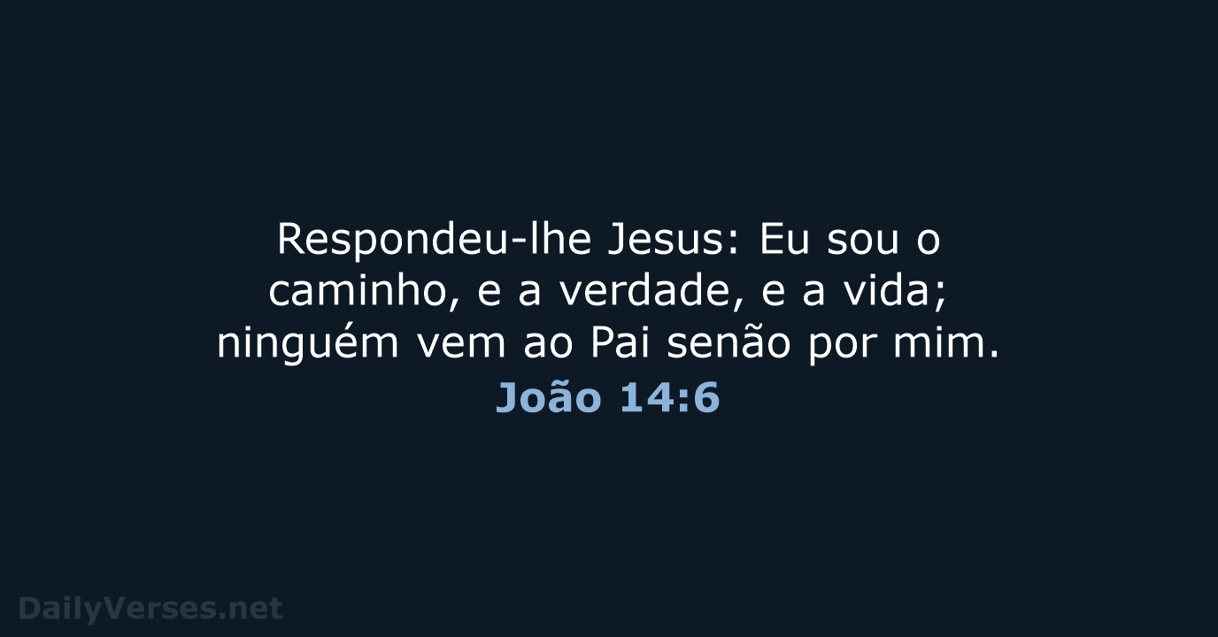 João 14:6 - ARA