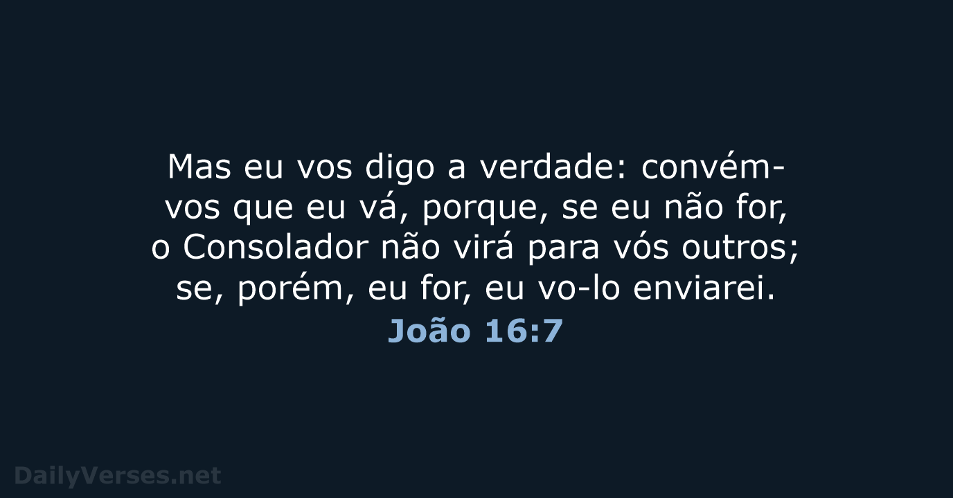 João 16:7 - ARA