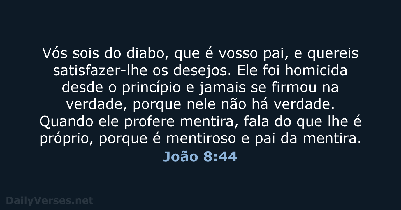 João 8:44 - ARA