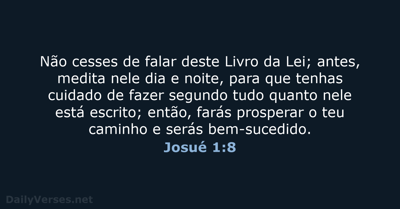 Josué 1:8 - ARA