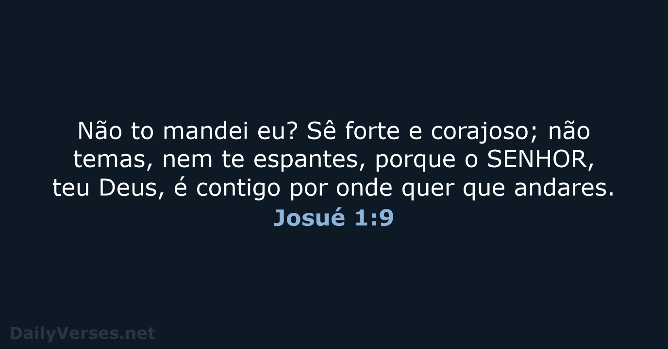 Josué 1:9 - ARA
