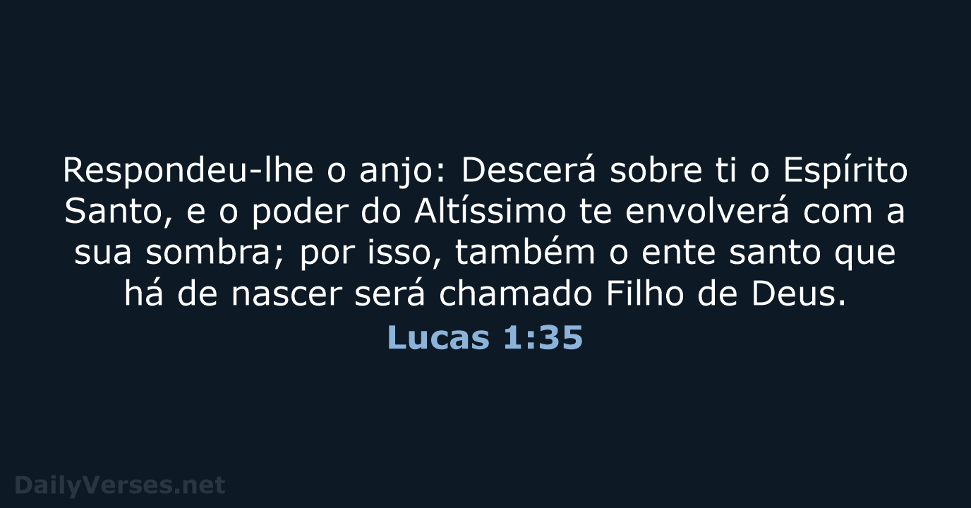 Lucas 1:35 - ARA