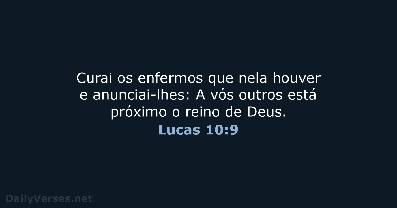 Lucas 10:9 - ARA