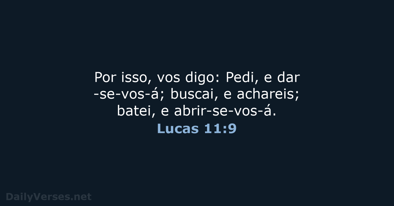 Lucas 11:9 - ARA